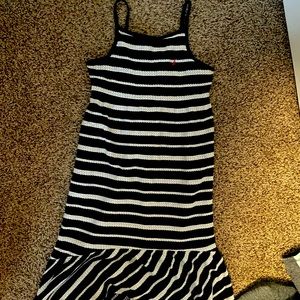 Dress nautica black/white size medium